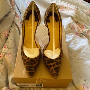 Christian Louboutin Iriza 100 Leopard Pump